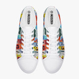 Crake Low Top Jeep Girl laced custom prints canvas shoes at RM MYR289