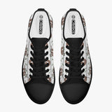 Crake Low Top Hanging Sloths laced custom prints canvas shoes at RM MYR289