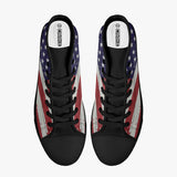 Crake High Top USA laced custom prints canvas shoes at RM MYR289