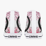 Crake High Top Samurai laced custom prints canvas shoes at RM MYR289