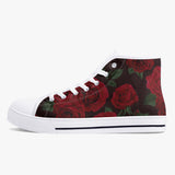 Crake High Top Roses laced custom prints canvas shoes at RM MYR289