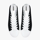 Crake High Top Black laced high top plain color canvas shoes at RM MYR289