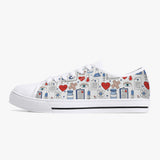Crake Low Top William Hawks laced custom prints canvas shoes at RM MYR289
