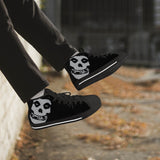 Crake High Top S1000 the Skull laced custom prints canvas shoes at RM MYR289