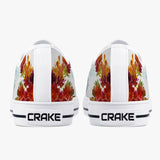 Crake Low Top Koi laced custom prints canvas shoes at RM MYR289