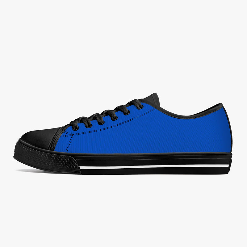 Crake Low Top Blue laced low top plain color canvas shoes at RM MYR289