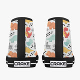 Crake High Top Be Brave laced custom prints canvas shoes at RM MYR289