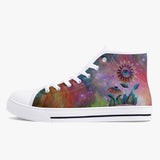 Crake High Top Single Eyed Sunflower laced custom prints canvas shoes at RM MYR289