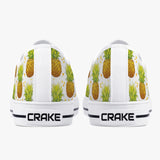 Crake Low Top Pineapples laced custom prints canvas shoes at RM MYR289