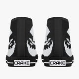Crake High Top S1000 the Skull laced custom prints canvas shoes at RM MYR289