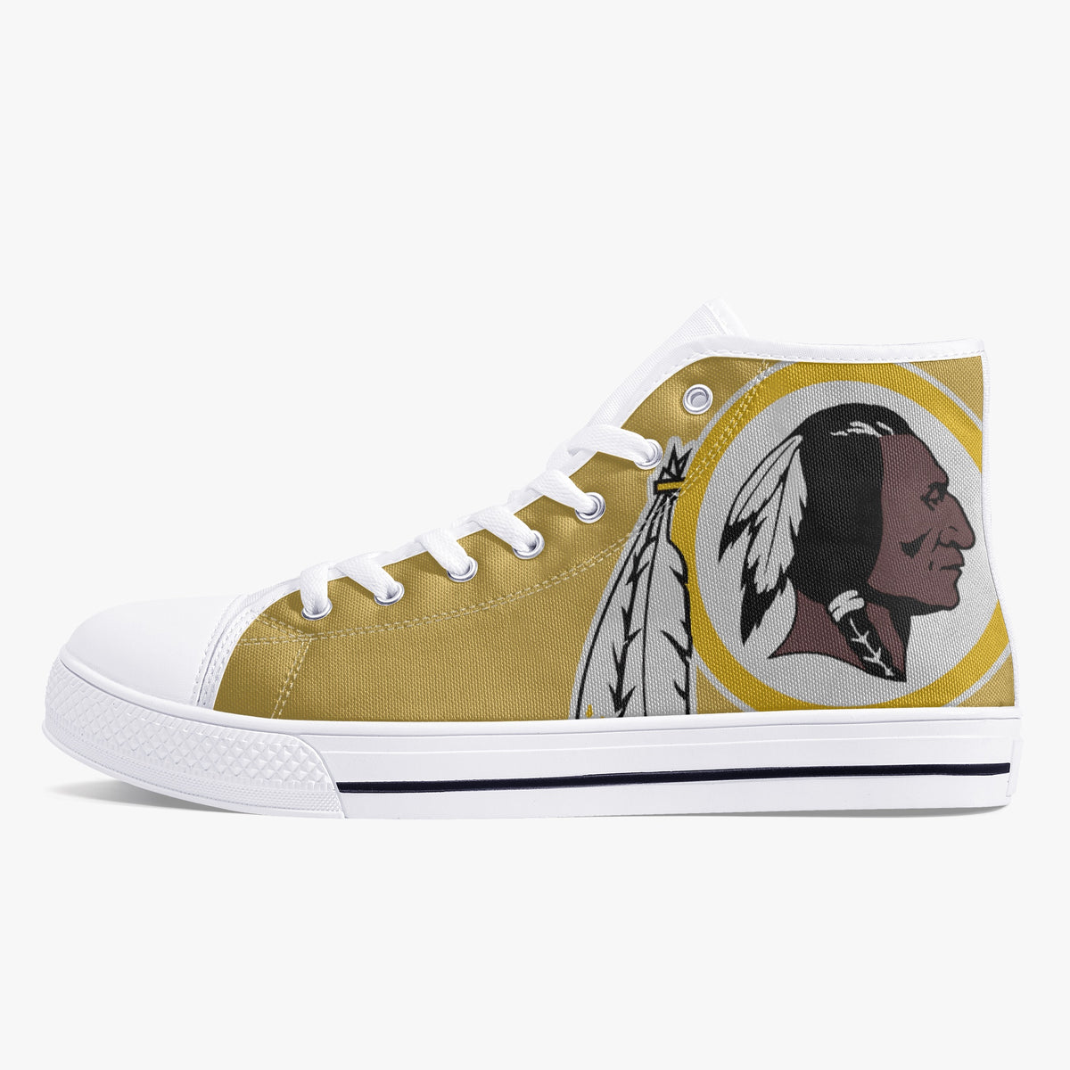 Crake High Top Apache laced custom prints canvas shoes