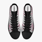 Crake High Top Sakura Tree Grey laced custom prints canvas shoes at RM MYR289