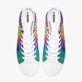 Crake High Top Abstract Water Ink laced custom prints canvas shoes at RM MYR289