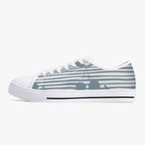 Crake Low Top The Curtain laced custom prints canvas shoes at RM MYR289