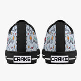 Crake Low Top Ambulances laced custom prints canvas shoes at RM MYR289