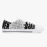 Crake Low Top Never Belle laced custom prints canvas shoes at RM MYR289