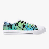 Crake Low Top FX Graffiti laced custom prints canvas shoes at RM MYR289