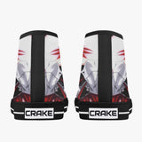 Crake High Top Japanese Anime laced custom prints canvas shoes at RM MYR289