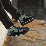 Crake High Top Godzilla laced custom prints canvas shoes at RM MYR289