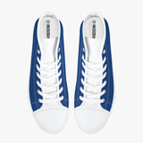 Crake High Top Blue laced high top plain color canvas shoes at RM MYR289