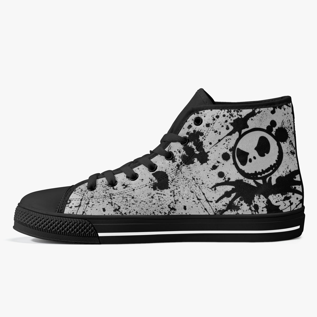 Crake High Top Scarecrow laced custom prints canvas shoes