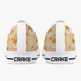 Crake Low Top Inu Shiba laced custom prints canvas shoes at RM MYR289