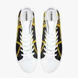 Crake High Top Yellow Guitar laced custom prints canvas shoes at RM MYR289