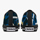 Crake Low Top Sunset laced custom prints canvas shoes at RM MYR289