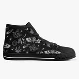 Crake High Top Cats and Butterflies laced custom prints canvas shoes at RM MYR289