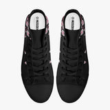 Crake High Top Sakura Black Tree laced custom prints canvas shoes at RM MYR289