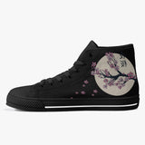 Crake High Top Moon Sakura laced custom prints canvas shoes at RM MYR289