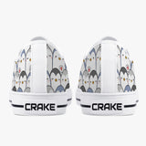 Crake Low Top Hello Penguins laced custom prints canvas shoes at RM MYR289