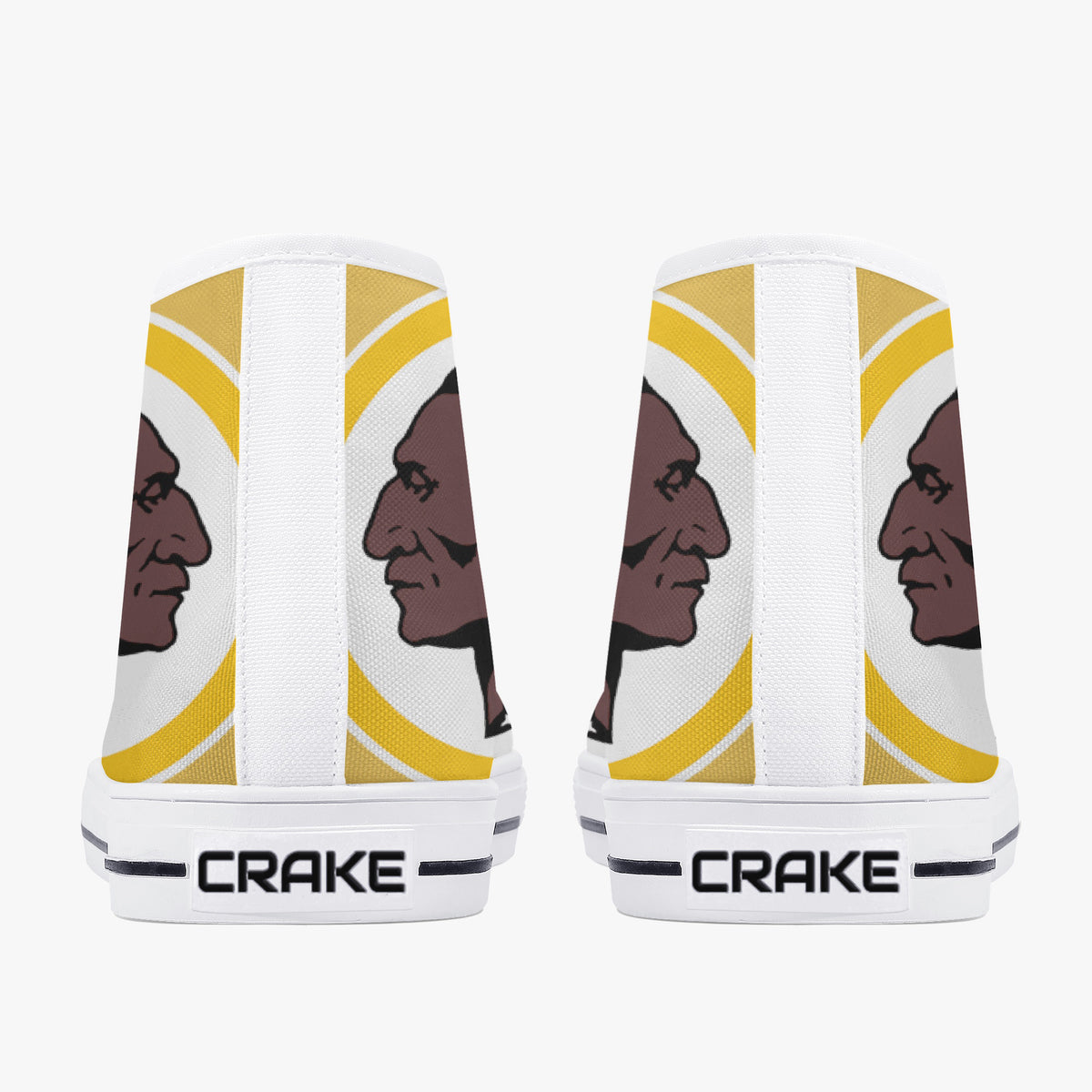 Crake High Top Apache laced custom prints canvas shoes