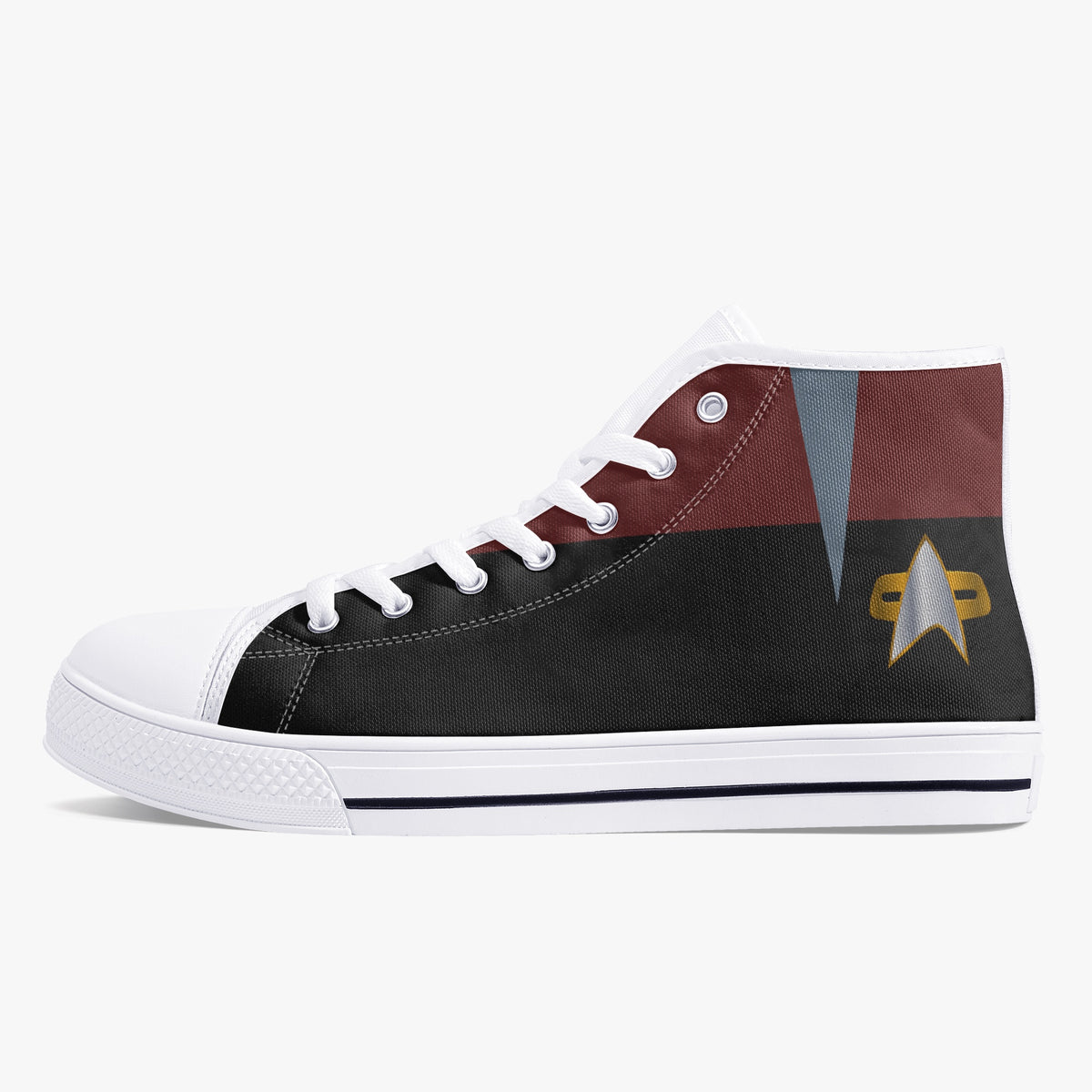 Crake High Top The Locker 2 laced custom prints canvas shoes