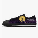 Crake Low Top Nightmare before Christmas laced custom prints canvas shoes at RM MYR289