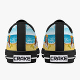 Crake Low Top Beach Dogs laced custom prints canvas shoes at RM MYR289