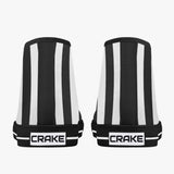 Crake High Top Black Stripes laced custom prints canvas shoes at RM MYR289