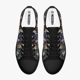 Crake Low Top Fancy Skeletons laced custom prints canvas shoes at RM MYR289