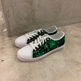 Crake Low Top Four-leaf clover laced custom prints canvas shoes at RM MYR289