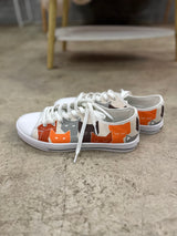 Crake Low Top Polygon Cats laced custom prints canvas shoes at RM MYR289