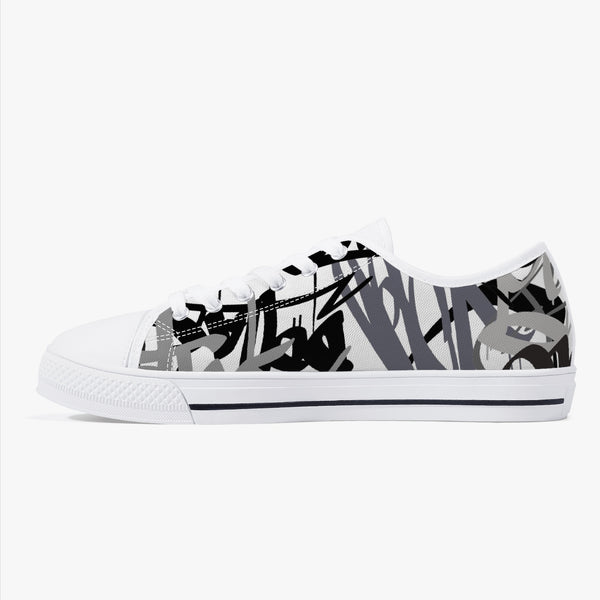 Crake Low Top Sapporo laced custom prints canvas shoes at RM MYR289