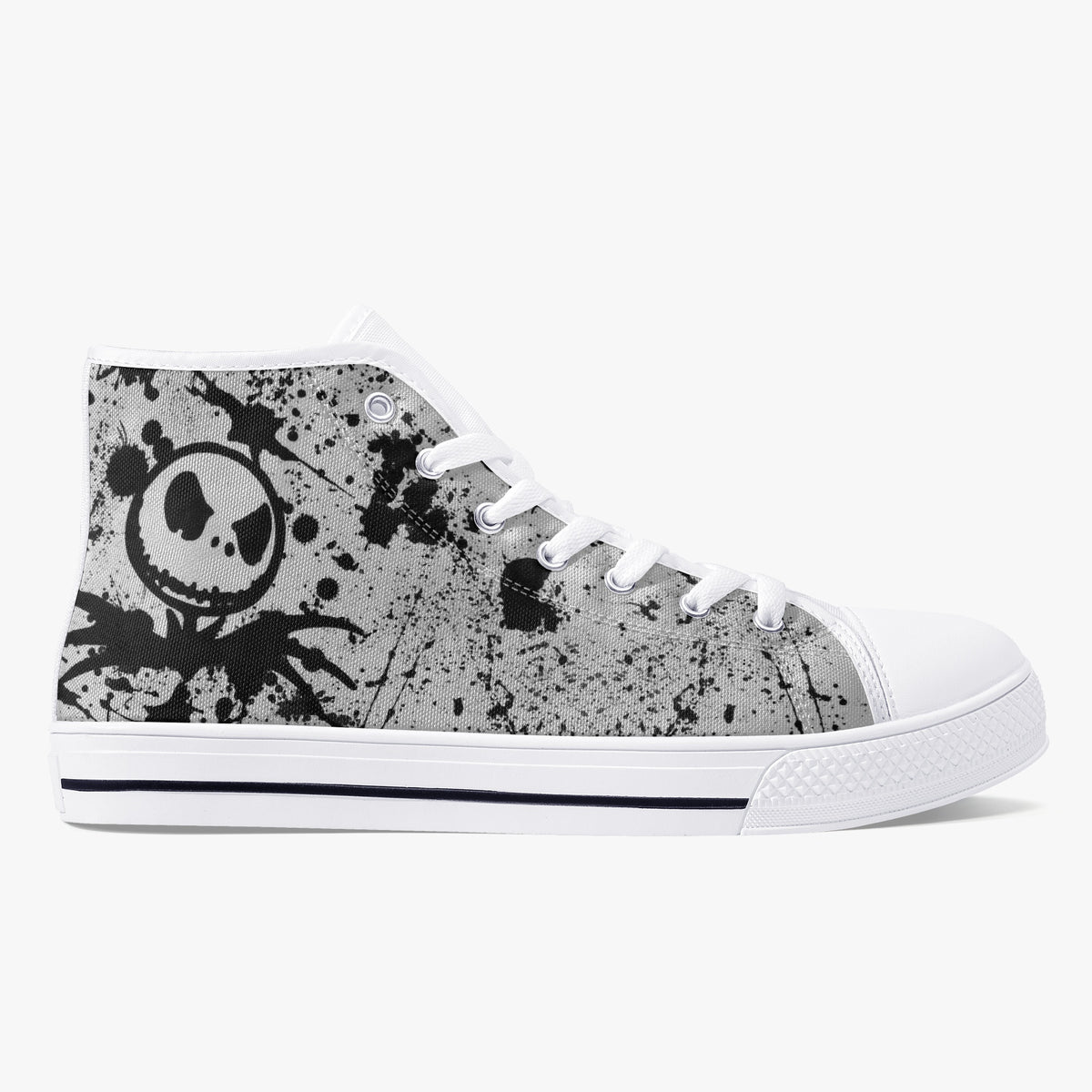 Crake High Top Scarecrow laced custom prints canvas shoes
