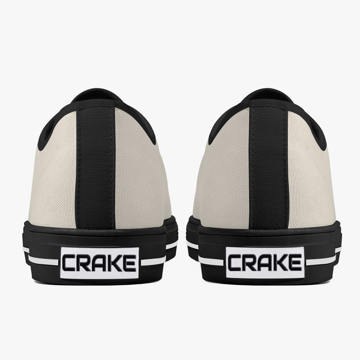 Crake Low Top Pigeon Grey laced low top plain color canvas shoes