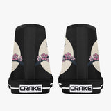 Crake High Top Moon Sakura laced custom prints canvas shoes at RM MYR289
