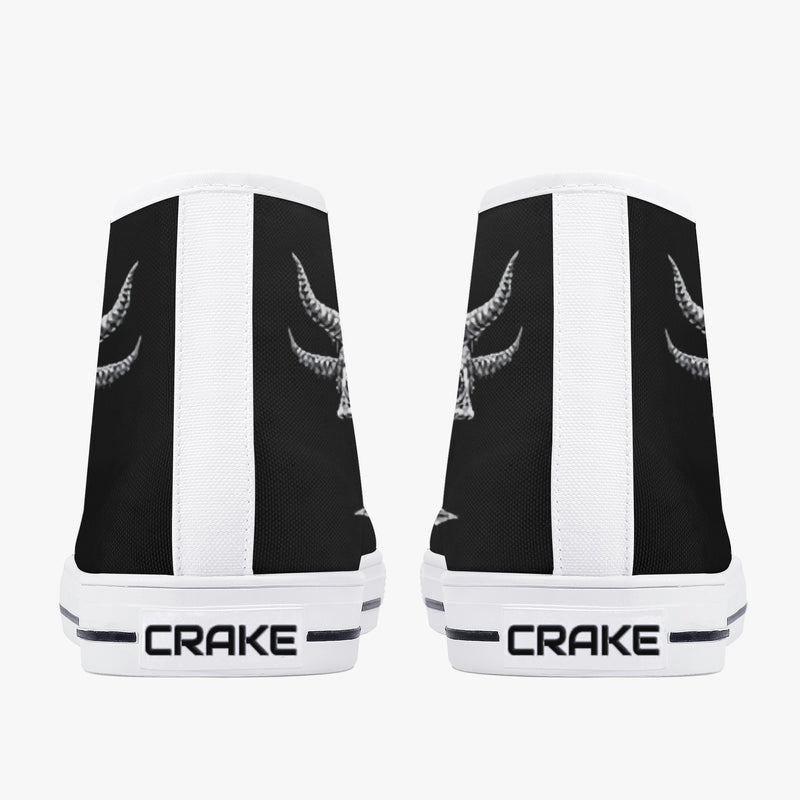 Crake High Top Hades laced custom prints canvas shoes at RM MYR289