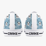 Crake Low Top Panda 2 laced custom prints canvas shoes at RM MYR289