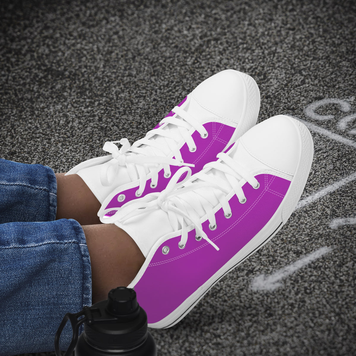 High Top Purple Sneaker