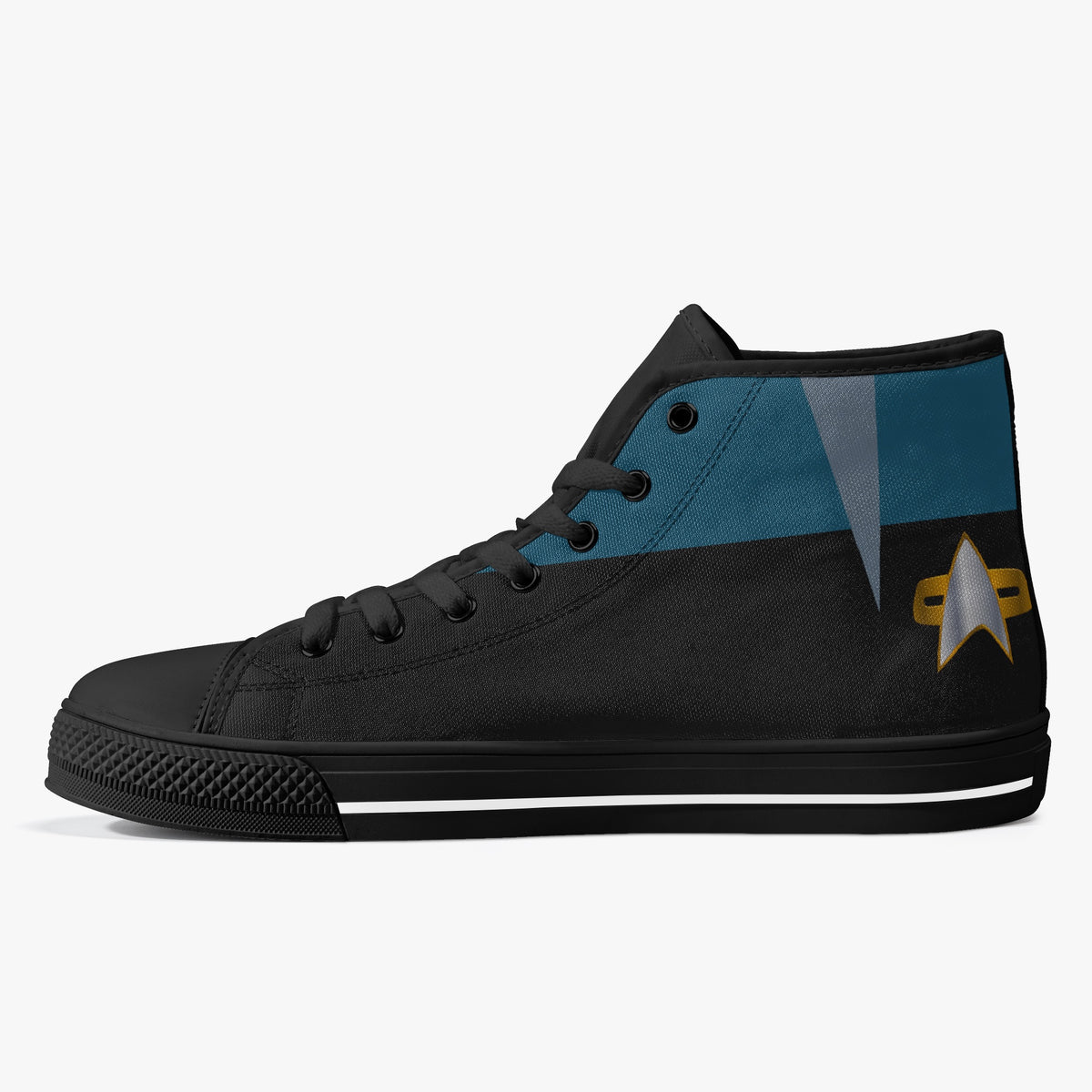 Crake High Top The Locker laced custom prints canvas shoes