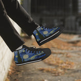 Crake High Top Starry Night laced custom prints canvas shoes at RM MYR289