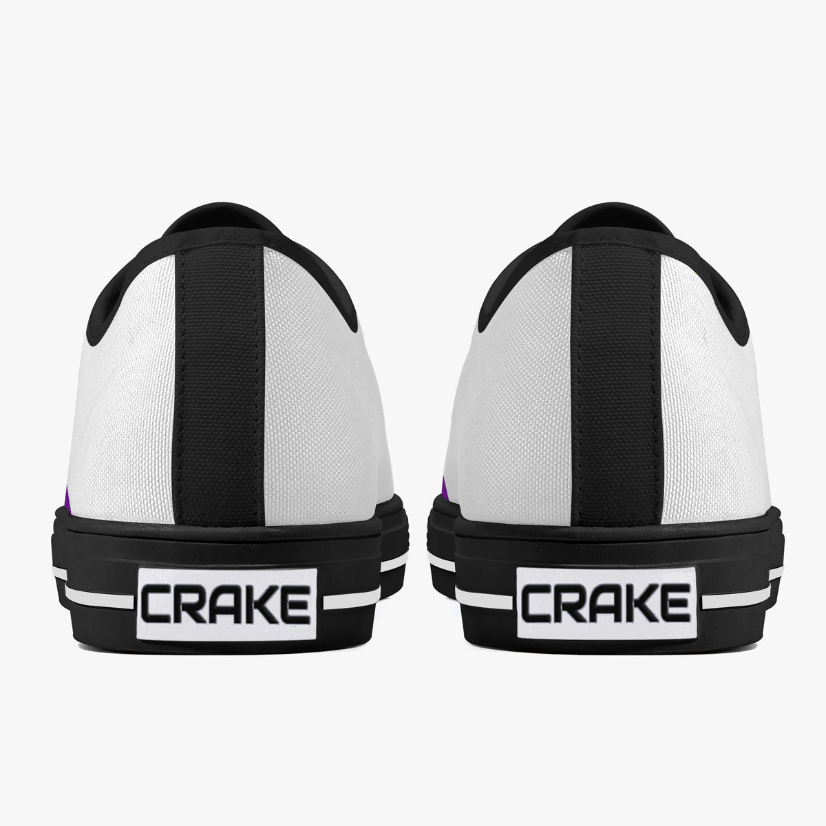 Crake Low Top Rainbow 0.2 laced custom prints canvas shoes